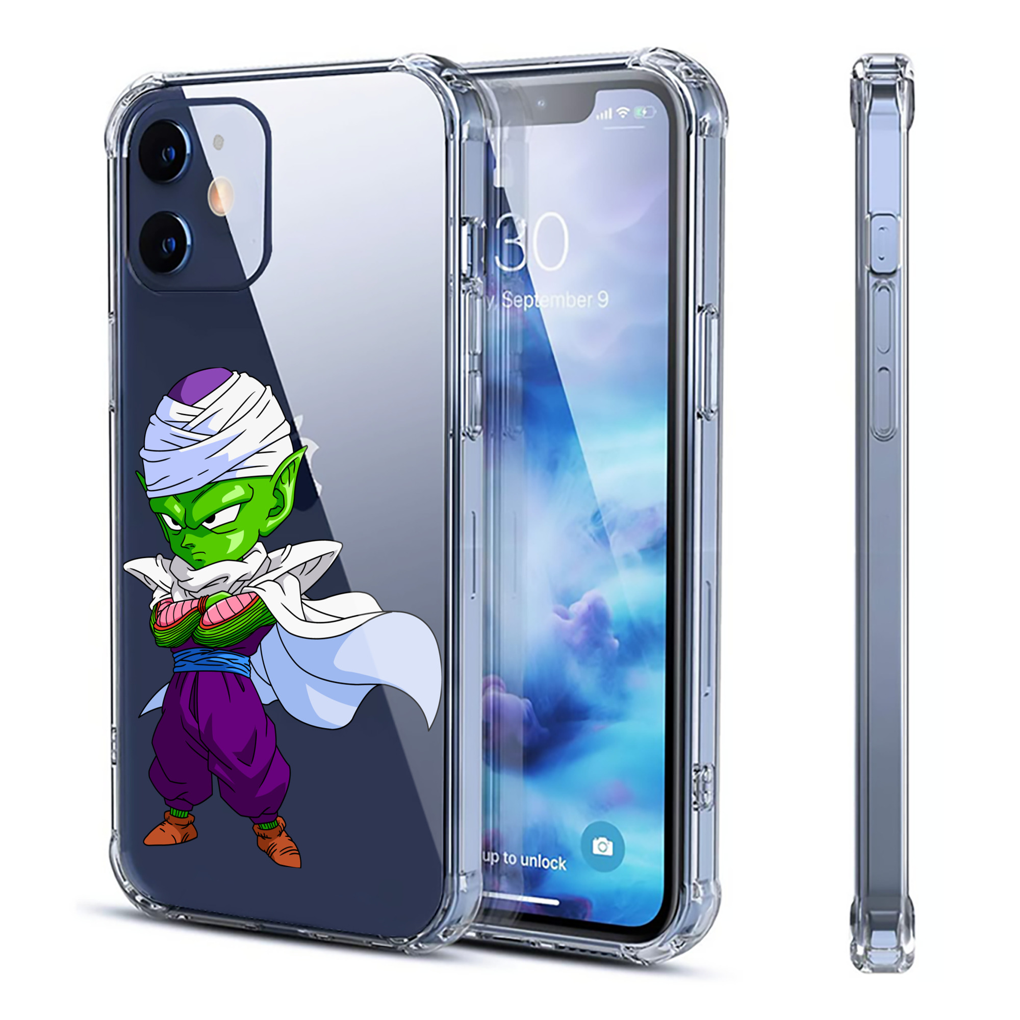 （画像用） ドラゴンボール ピッコロ DRAGON BALL Piccolo 【iPhone 12シリーズ対応】透明スマホケース（クリアソフトケース）
